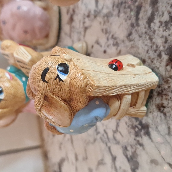 🐰 Pepi Ware set of 14 collectible rabbit figurines from the 70s - Picture 7 of 17